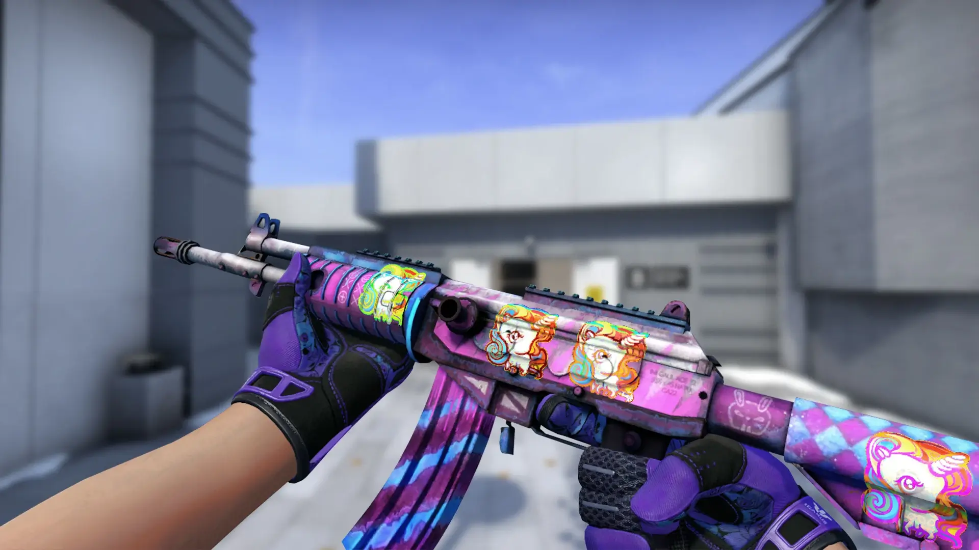 Galil Sugar Rush + 4x Unicorn (Holo) stickers