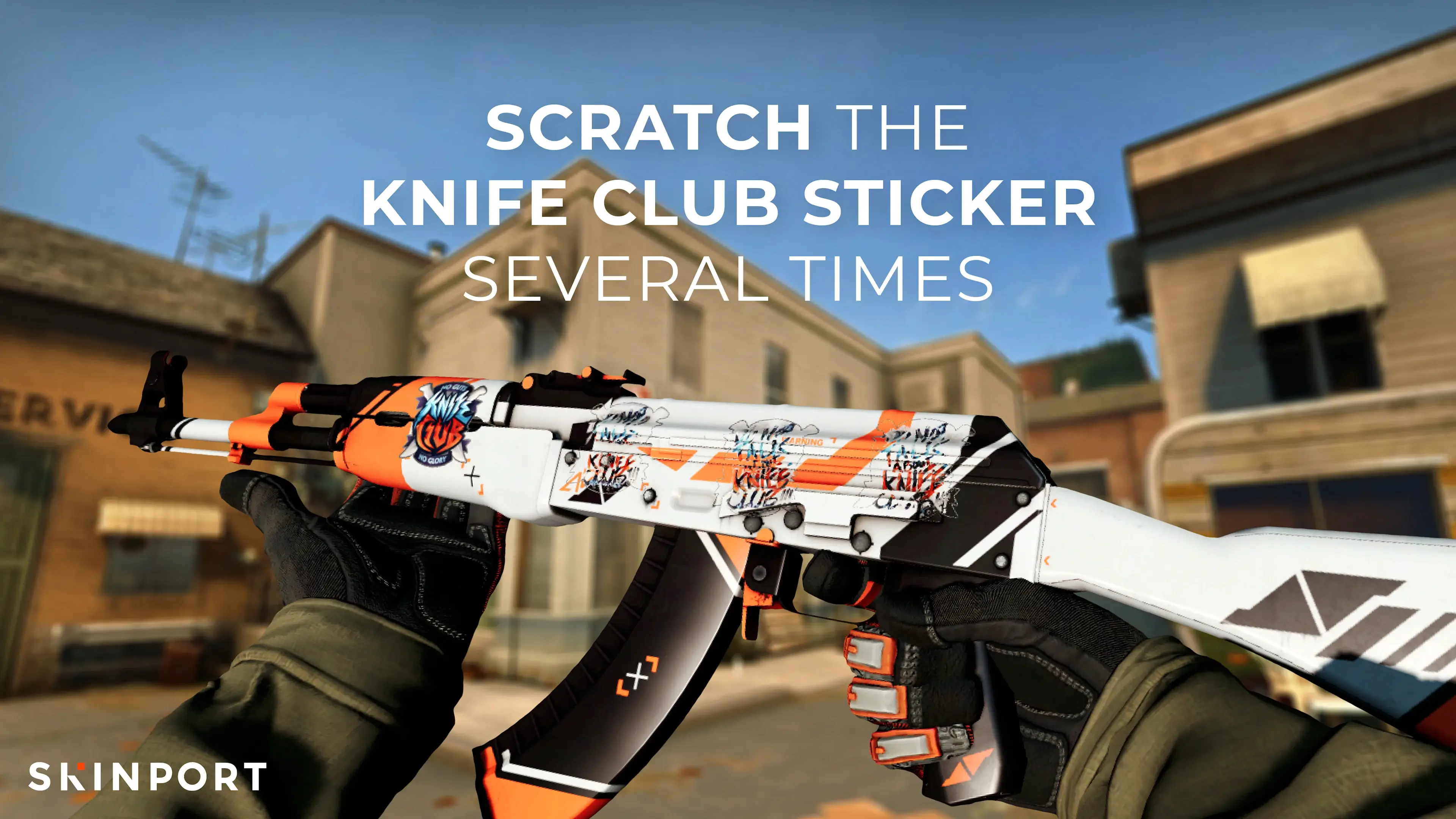 Scratching CS:GO Stickers Easteregg